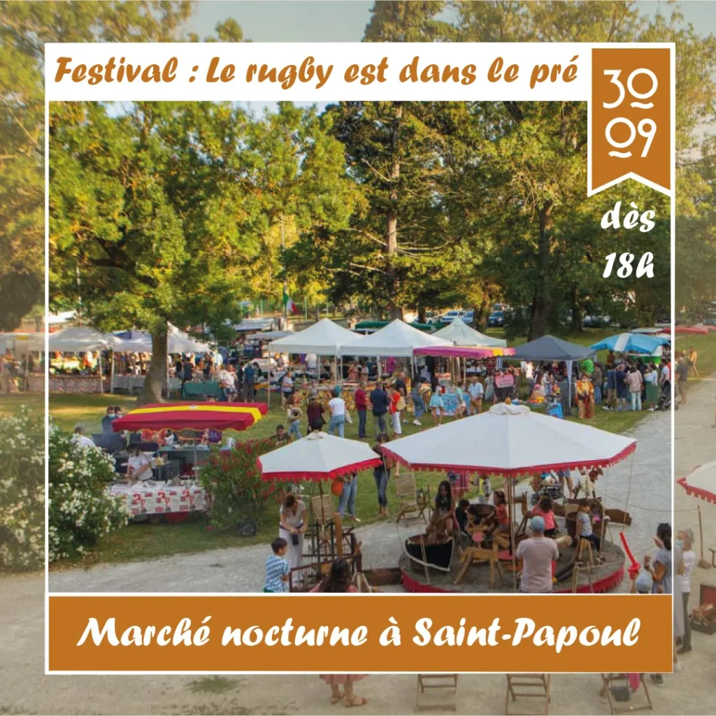 Marché nocturne à Saint-Papoul